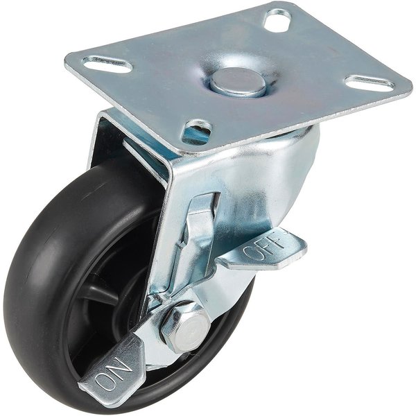 Global Industrial 4 Casters wtith Brakes For Nexel Merchandisers, Refrigerators & Freezers 243293